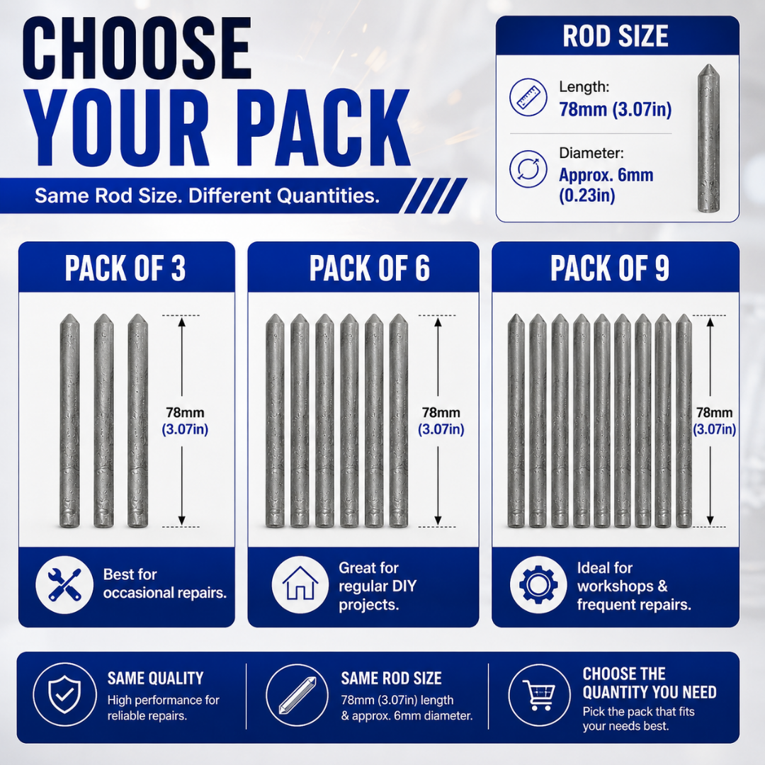 Low Temperature Welding Rods – Universal Metal Repair