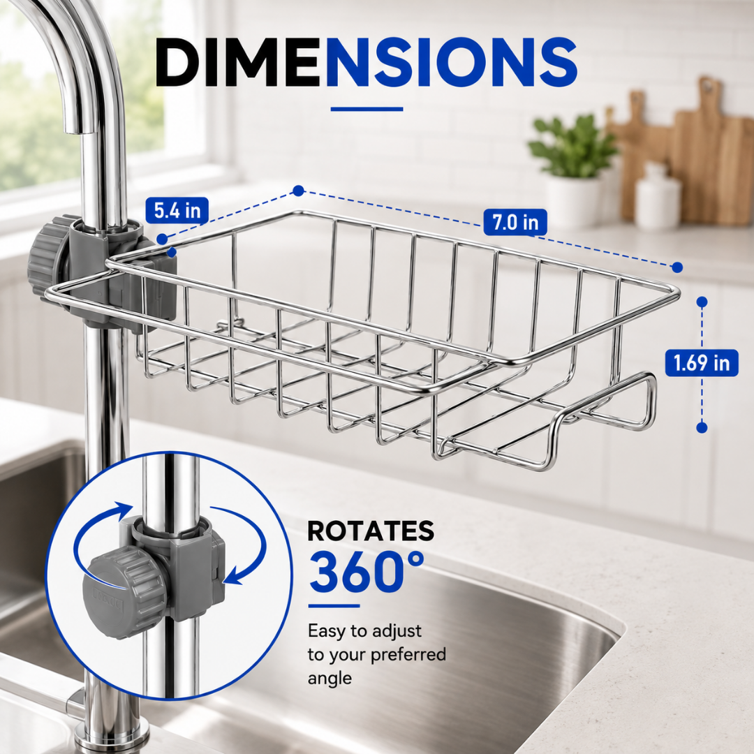 360° Rotating Sink Rack