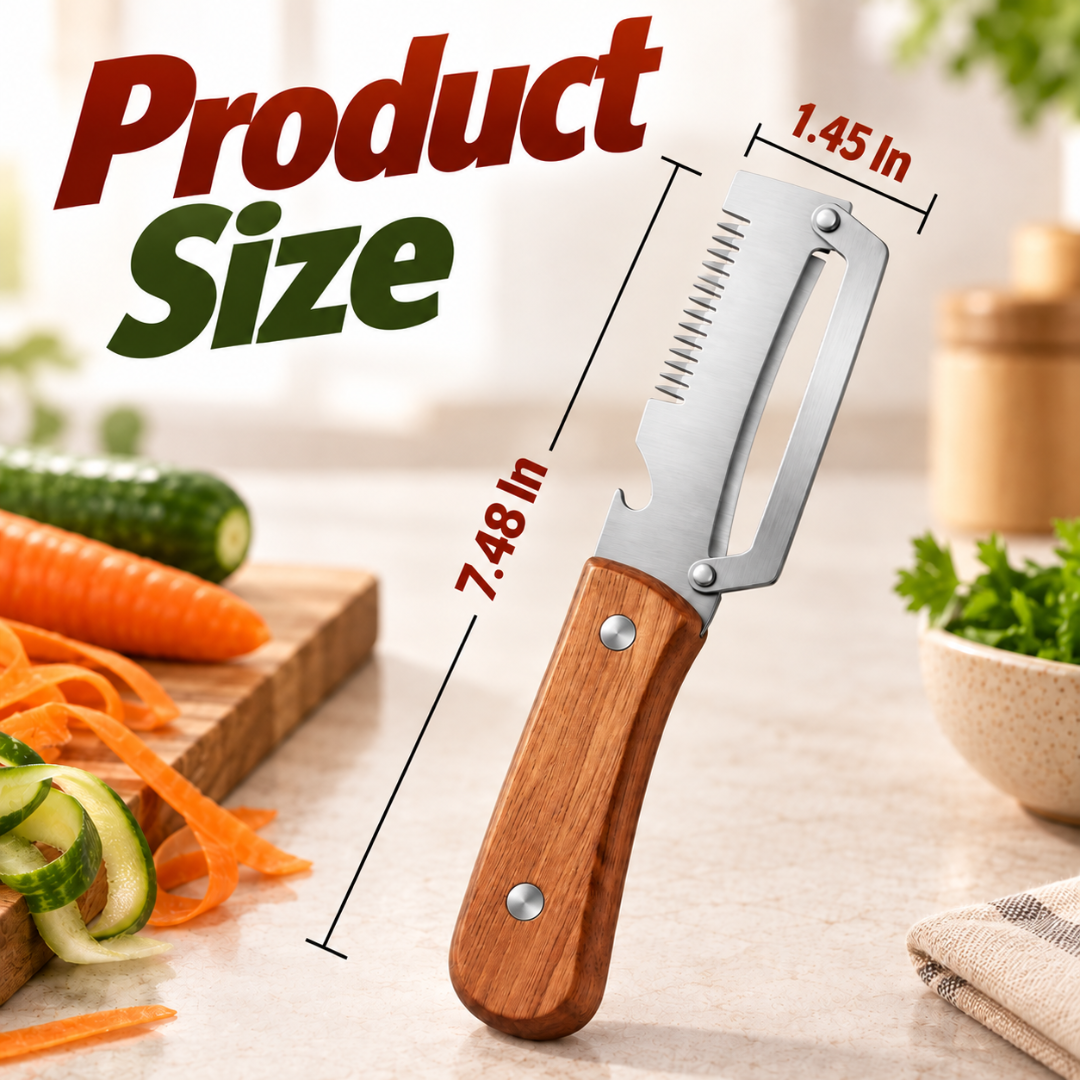 3-in-1 Peeler, Slicer & Shredder