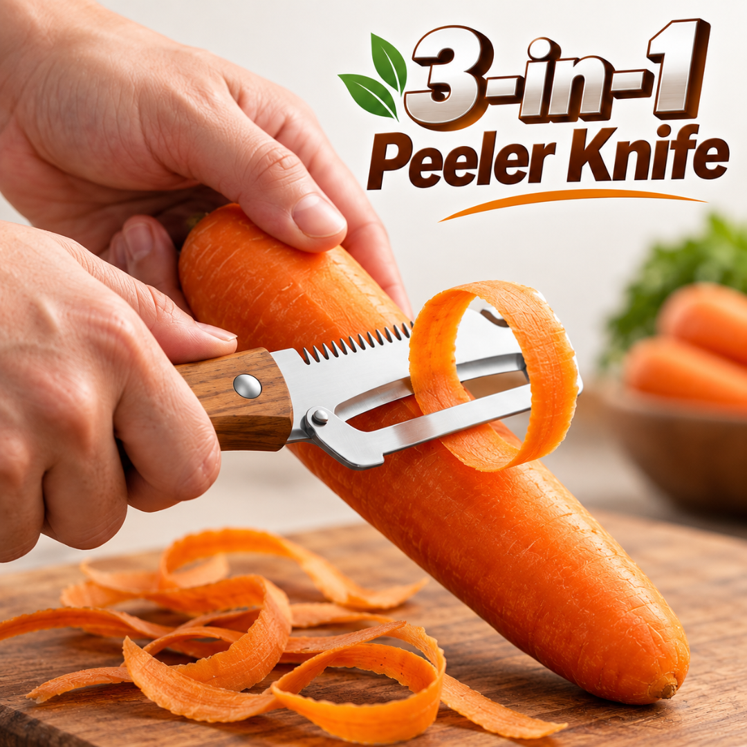 3-in-1 Peeler, Slicer & Shredder