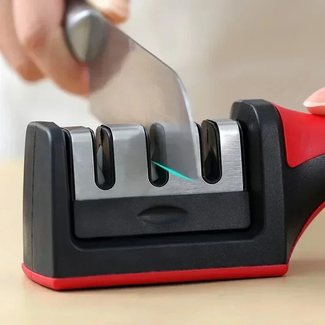 3-Stage Knife Sharpener – Repair, Sharpen & Polish