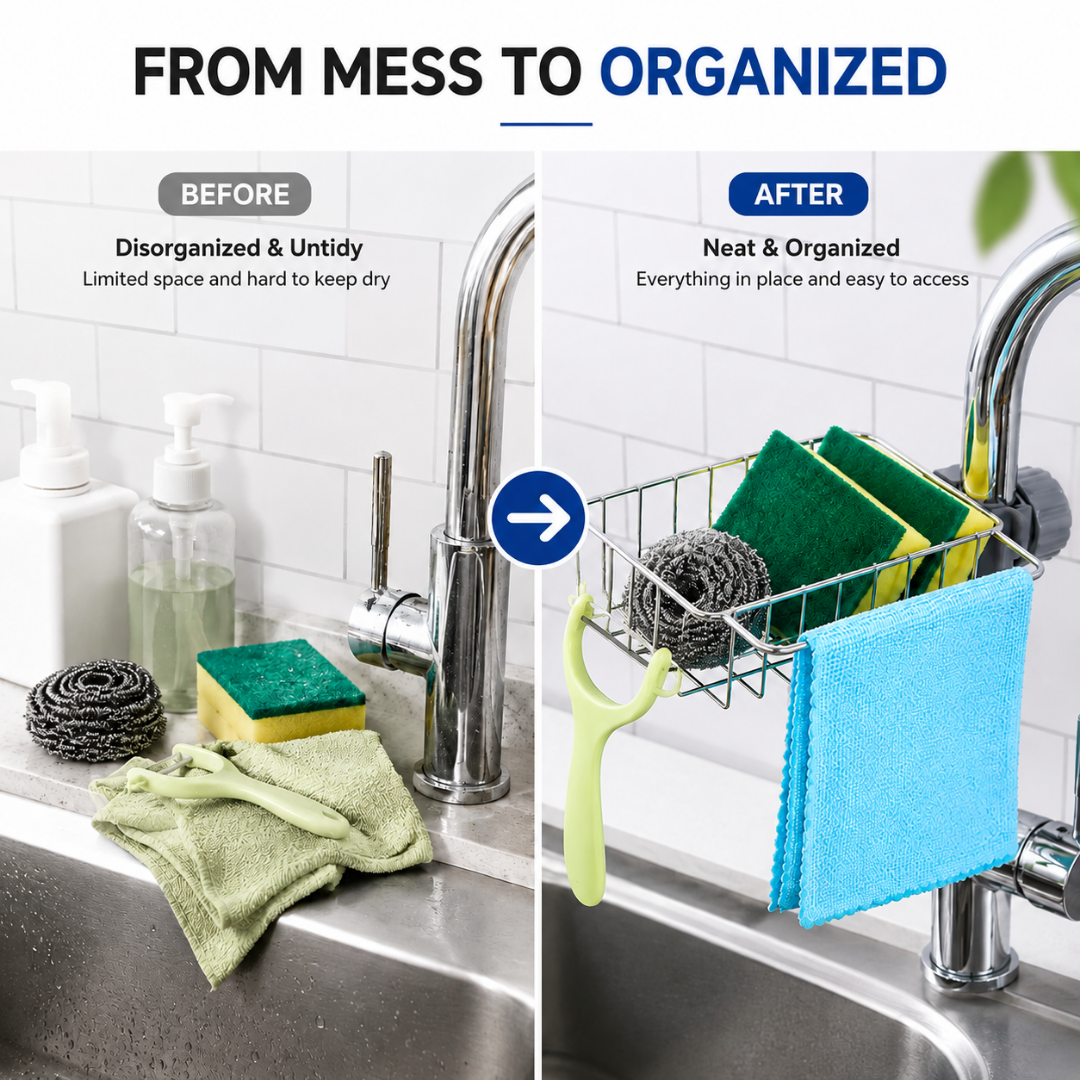 360° Rotating Sink Rack