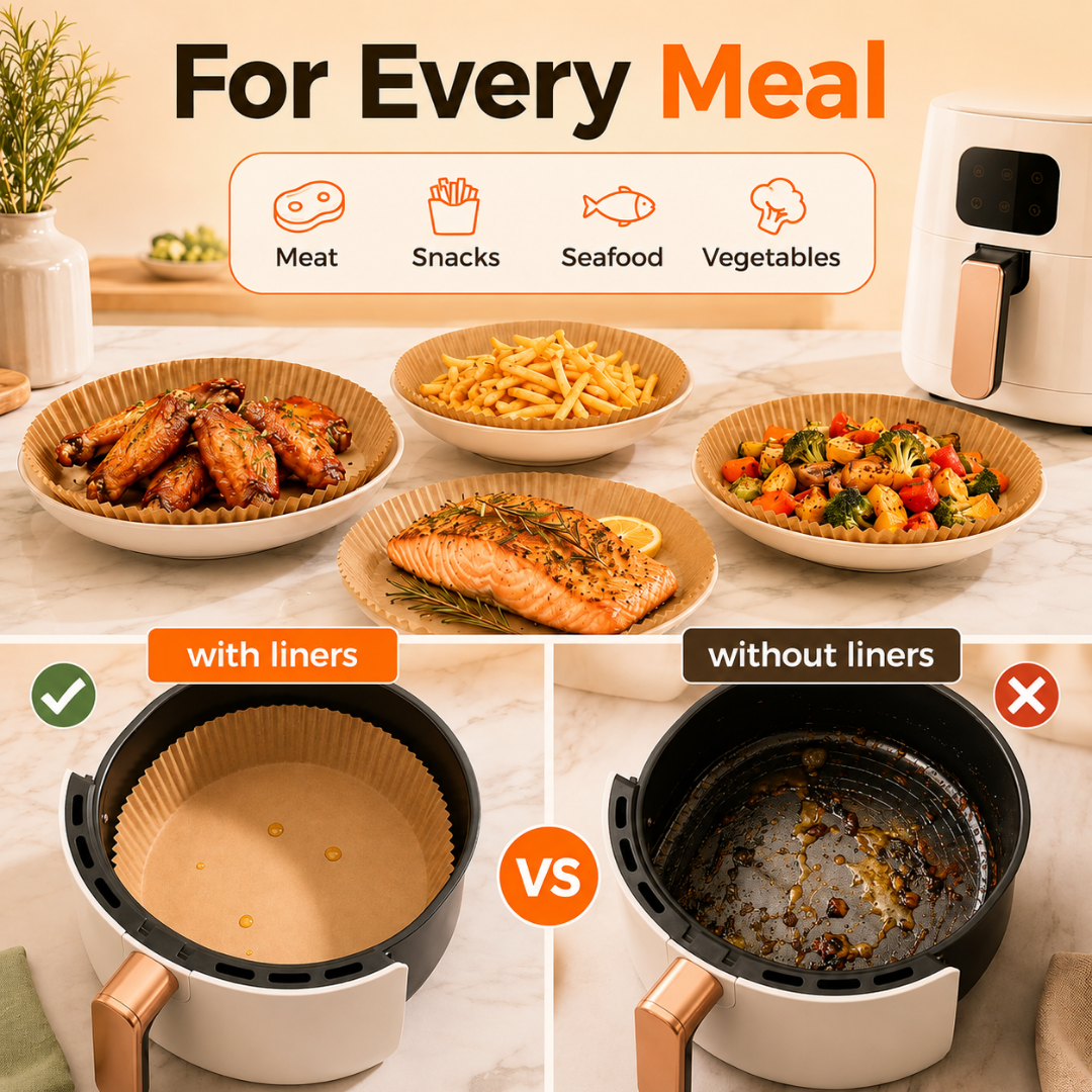 Air Fryer Disposable Papers – 50 Pcs