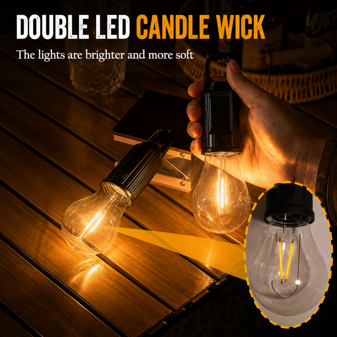 Rechargeable Hanging Bulb | 7–15 Hours Backup