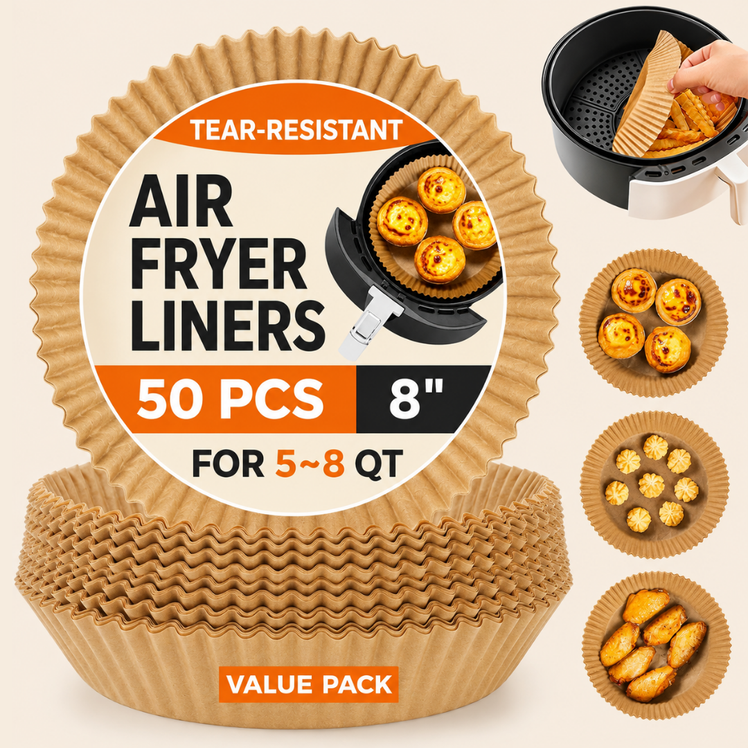 Air Fryer Disposable Papers – 50 Pcs