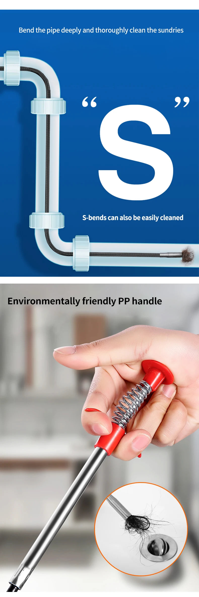 Spring Pipe Dredging Tool