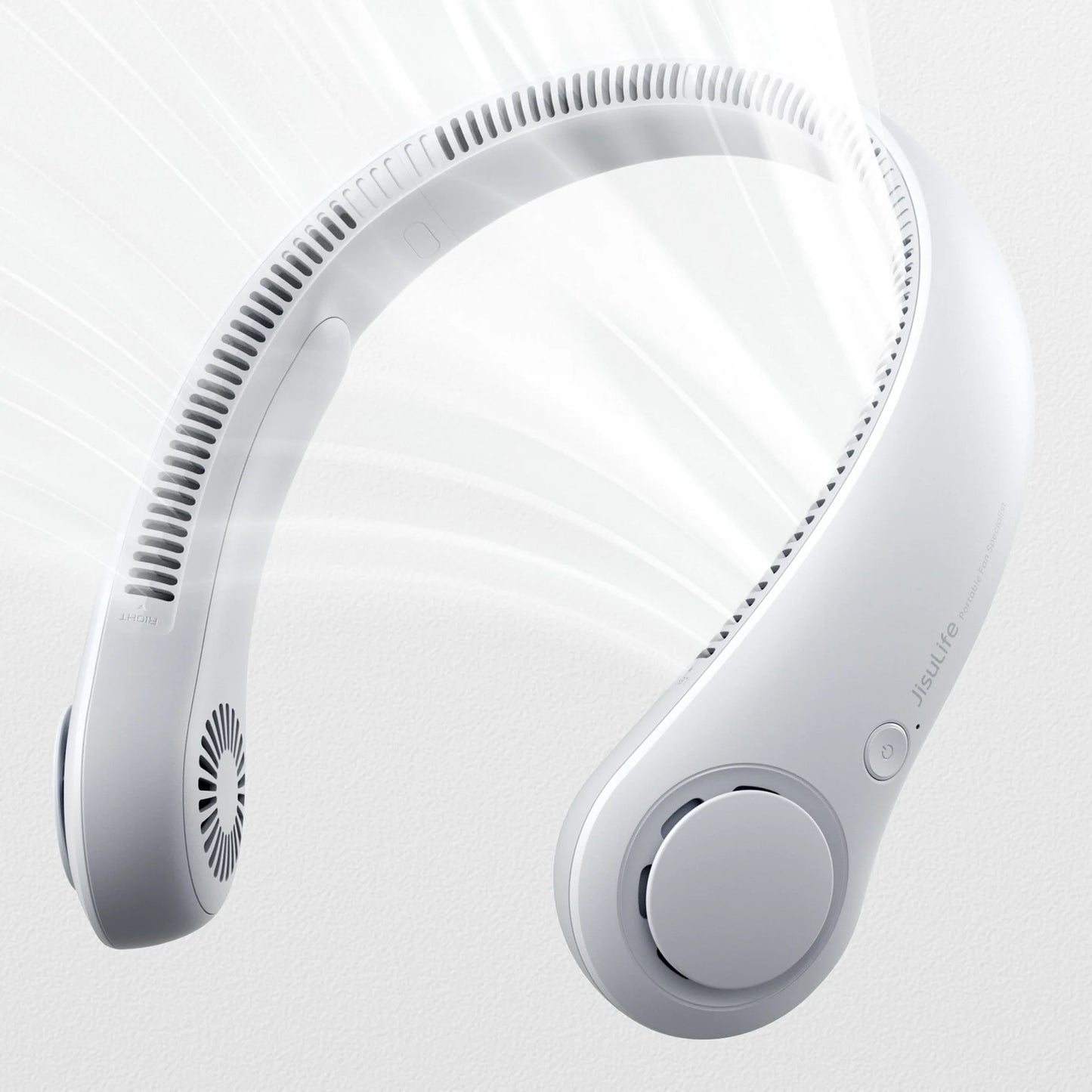 Bladeless Neck Fan – 360° Cooling