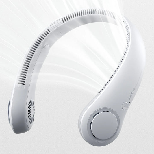 Bladeless Neck Fan – 360° Cooling