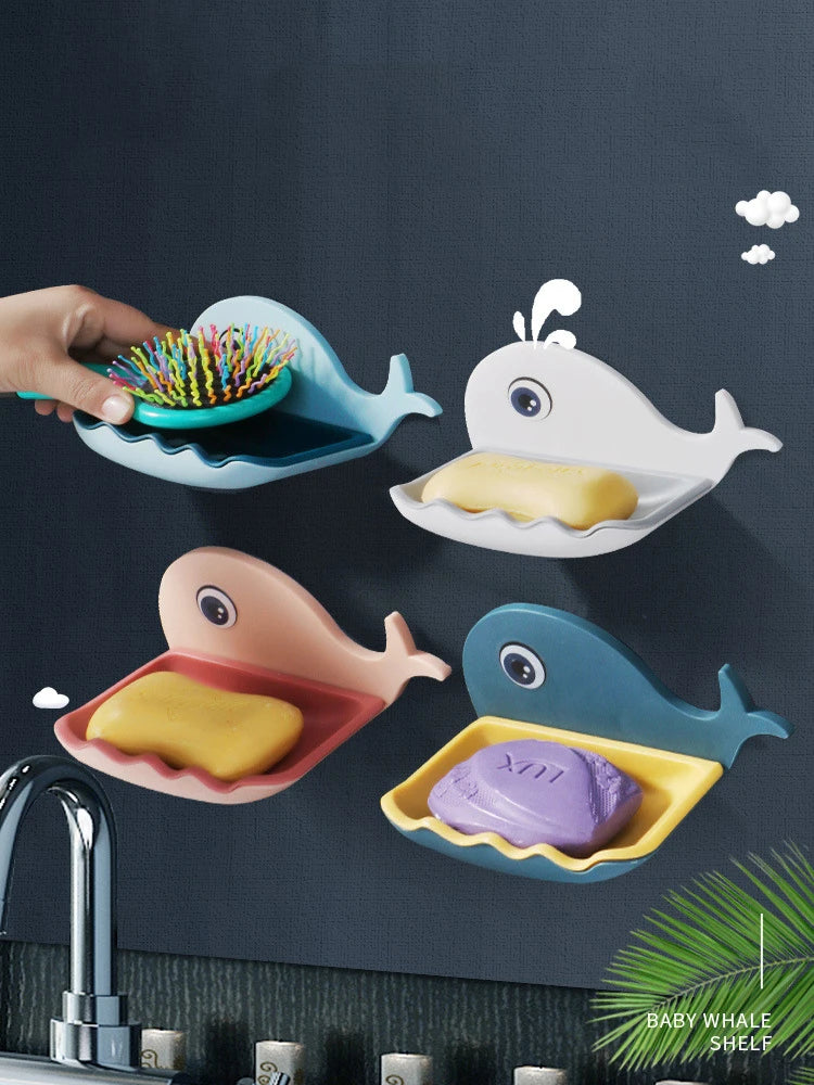 Adhesive Waterproof Soap Bar Holder (Any Color)